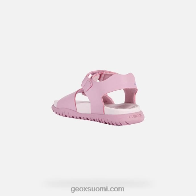 tumman pinkki/vaalea lila 42HD2991 Geox sandaali fusbetto junior