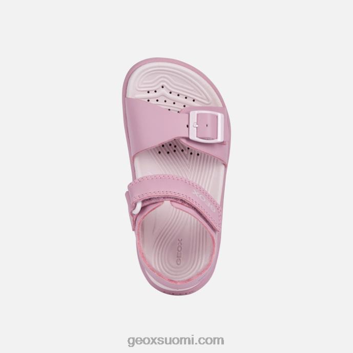 tumman pinkki/vaalea lila 42HD2991 Geox sandaali fusbetto junior