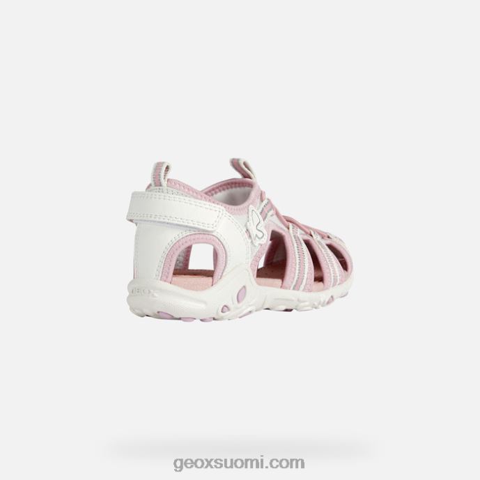 valkoinen/vaaleanpunainen 42HD21883 Geox sandaali whinberry tyttö