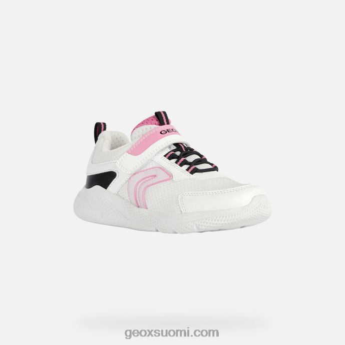 valkoinen/fuksia 42HD21898 Geox sprintti tyttö