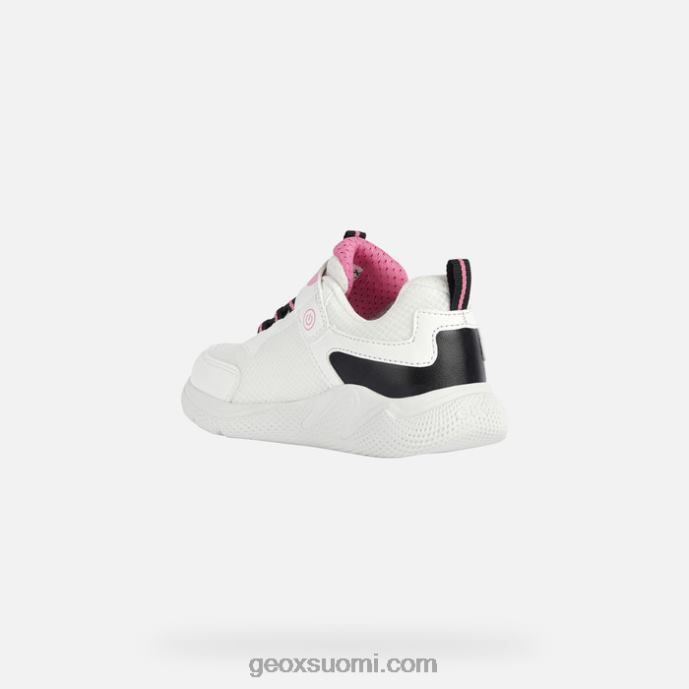 valkoinen/fuksia 42HD21898 Geox sprintti tyttö
