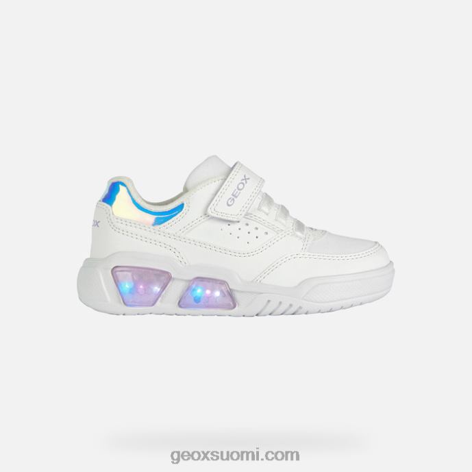 valkoinen/lila 42HD21910 Geox illuminus junior