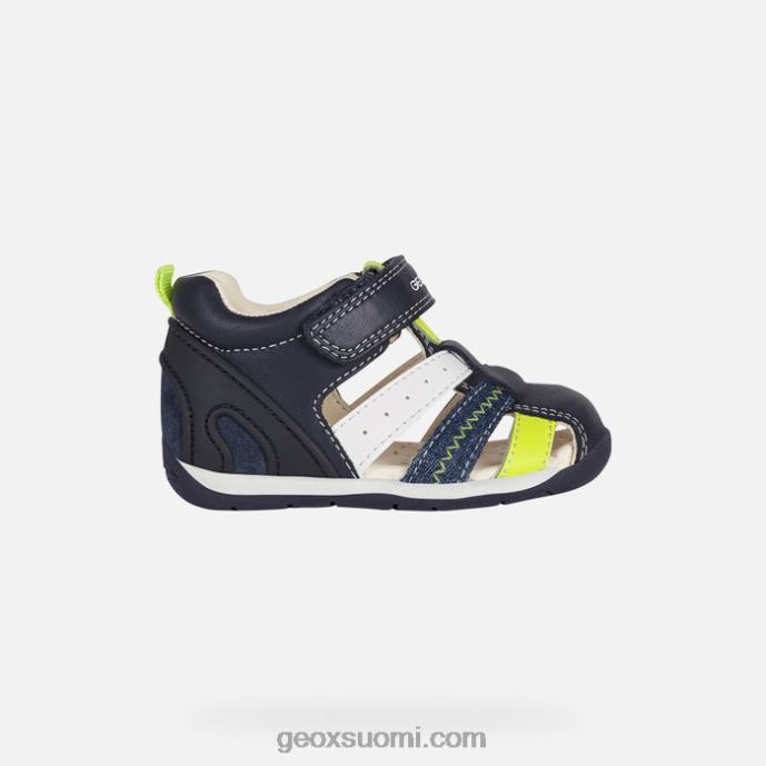 navy/fluo keltainen 42HD21610 Geox jokainen poikavauva