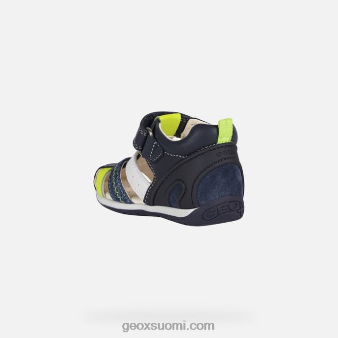 navy/fluo keltainen 42HD21610 Geox jokainen poikavauva