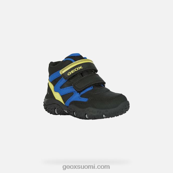 musta/lime 42HD21568 Geox baltic abx taapero