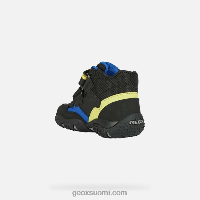 musta/lime 42HD21568 Geox baltic abx taapero