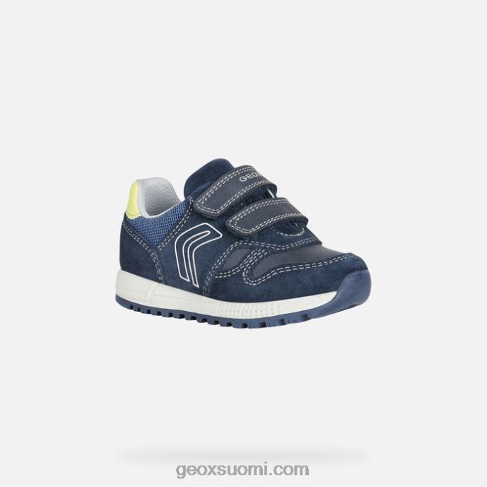 navy/fluo keltainen 42HD21635 Geox alben taapero