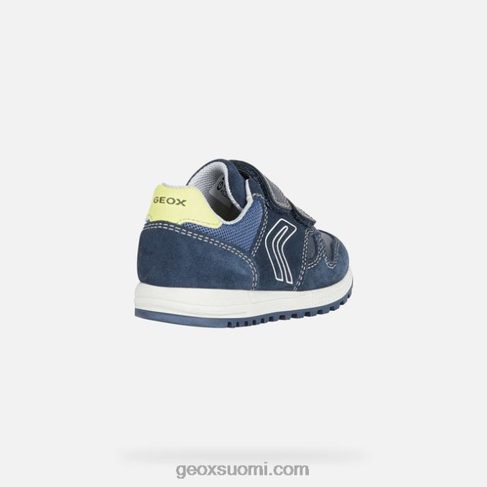 navy/fluo keltainen 42HD21635 Geox alben taapero