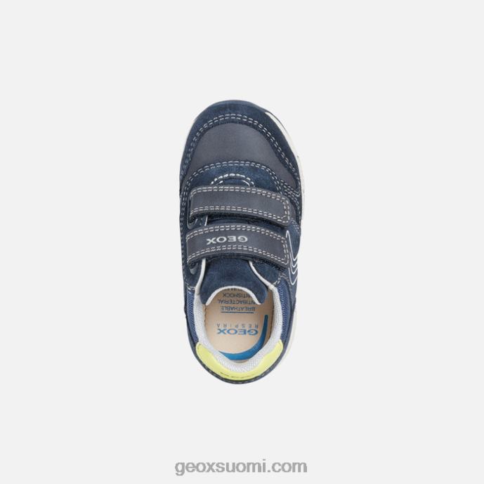 navy/fluo keltainen 42HD21635 Geox alben taapero