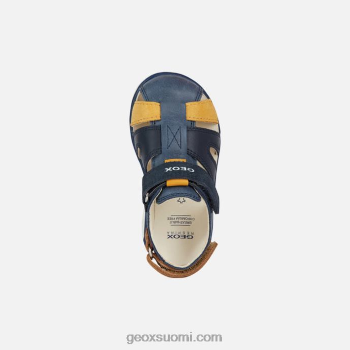 laivaston/okkerin keltainen 42HD22018 Geox sandaali delhi taapero