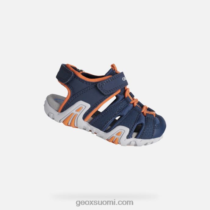 laivastonsininen/oranssi 42HD21448 Geox kraze taapero