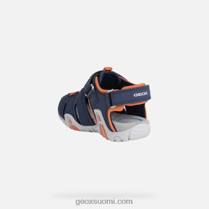 laivastonsininen/oranssi 42HD21448 Geox kraze taapero