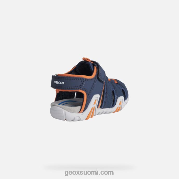 laivastonsininen/oranssi 42HD21448 Geox kraze taapero