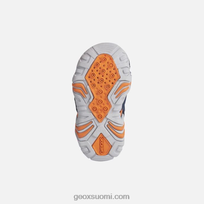 laivastonsininen/oranssi 42HD21448 Geox kraze taapero
