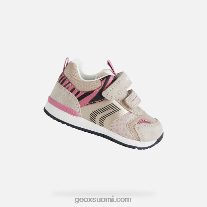beige/fuksia 42HD21642 Geox rishon tyttövauva