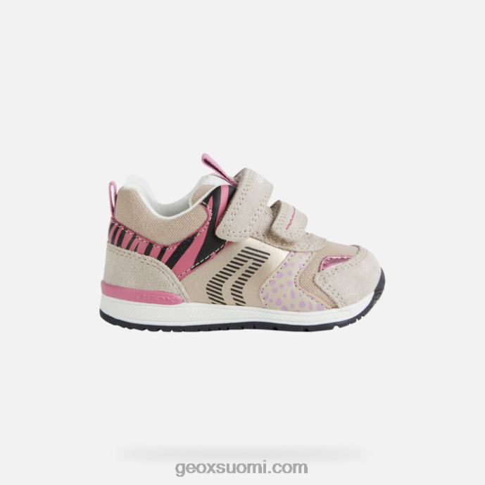 beige/fuksia 42HD21642 Geox rishon tyttövauva