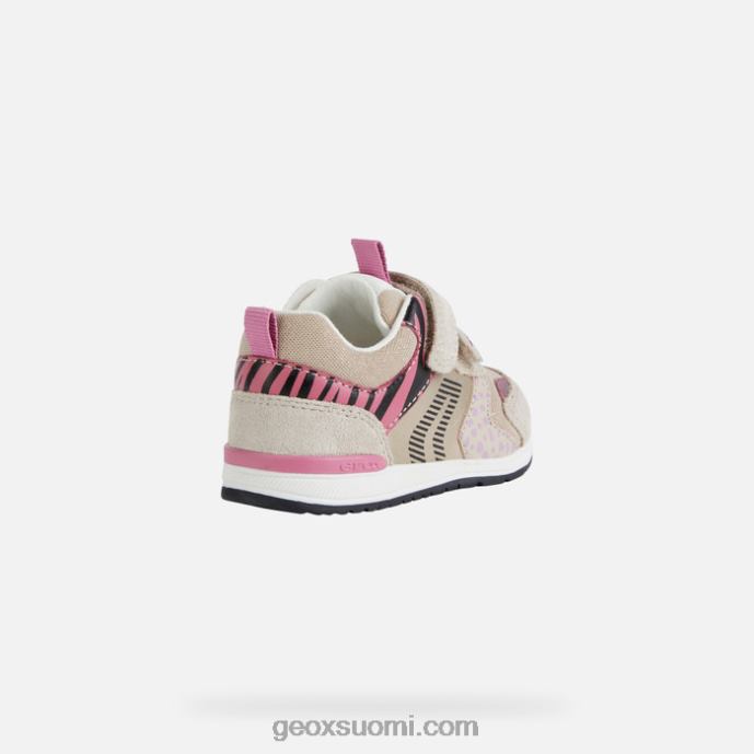 beige/fuksia 42HD21642 Geox rishon tyttövauva