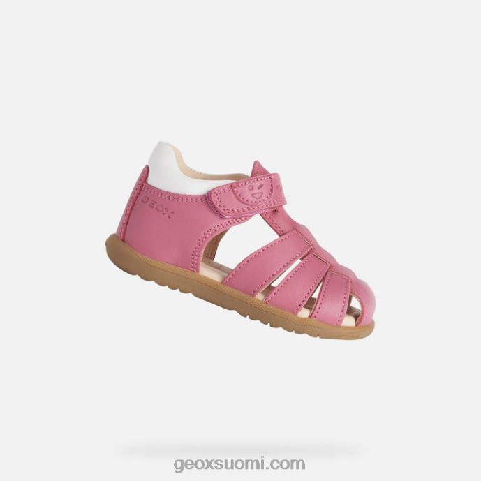 fuksia/valkoinen 42HD21625 Geox sandaali macchia tyttövauva