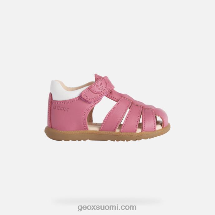 fuksia/valkoinen 42HD21625 Geox sandaali macchia tyttövauva
