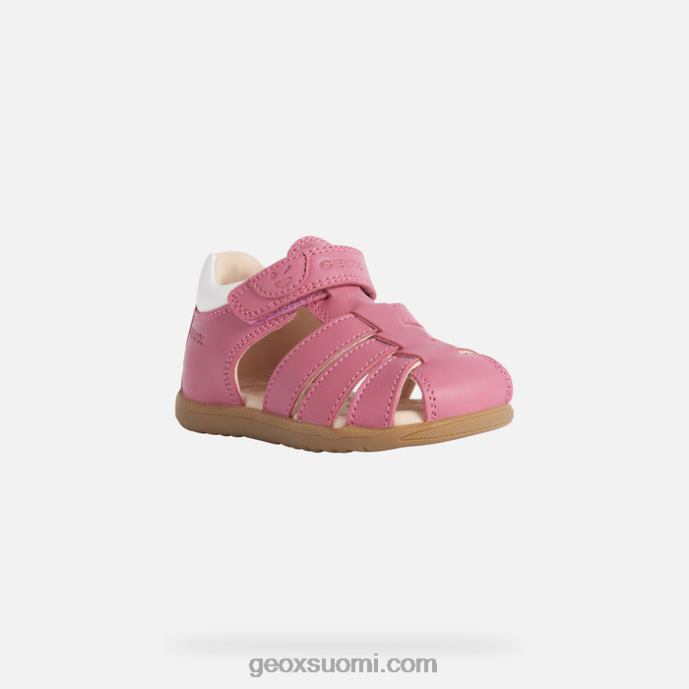 fuksia/valkoinen 42HD21625 Geox sandaali macchia tyttövauva