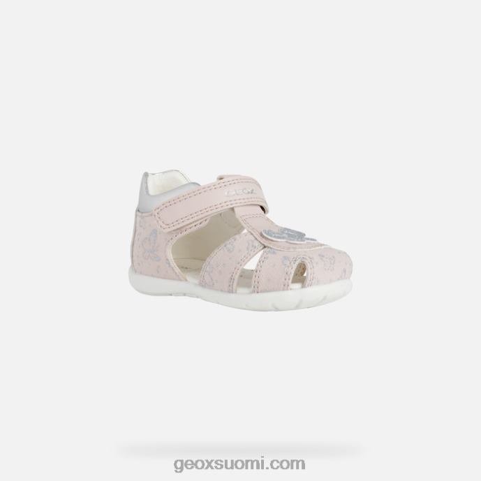vaalea ruusu/hopea 42HD21518 Geox elthan tyttövauva