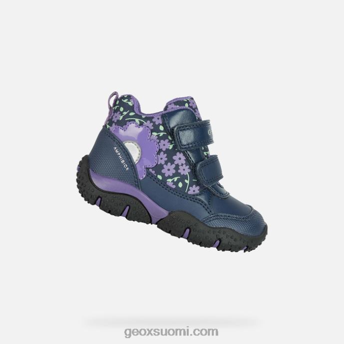 laivasto/violetti 42HD21481 Geox baltic abx taapero