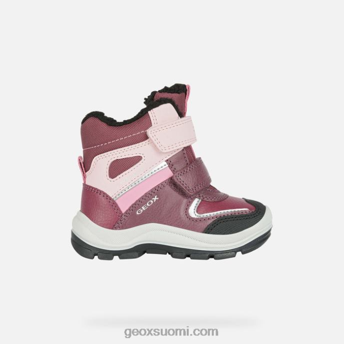 viininpunainen/pinkki 42HD21562 Geox flanfil abx taapero