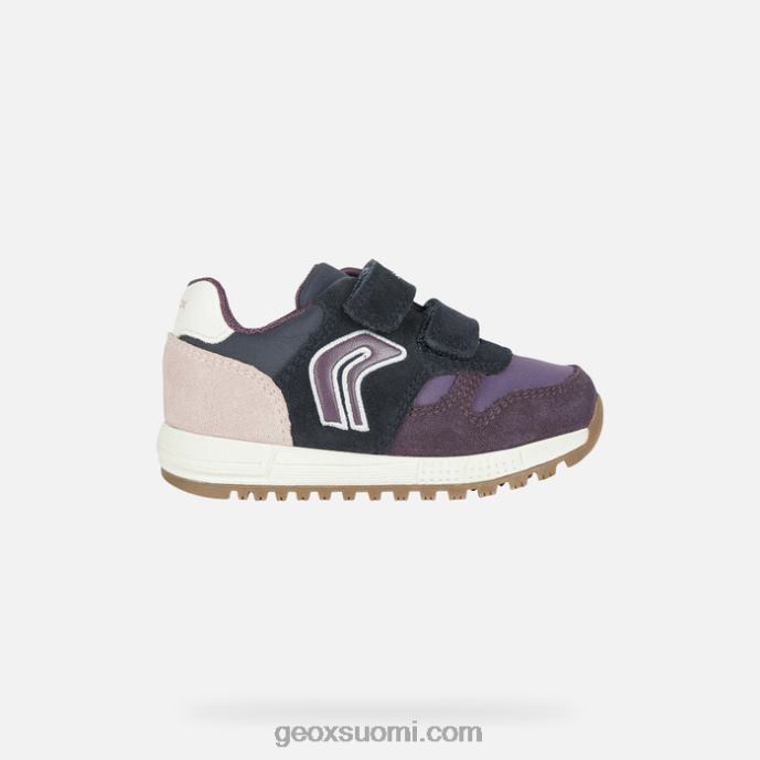 tumma violetti/laivasto 42HD21541 Geox alben taapero