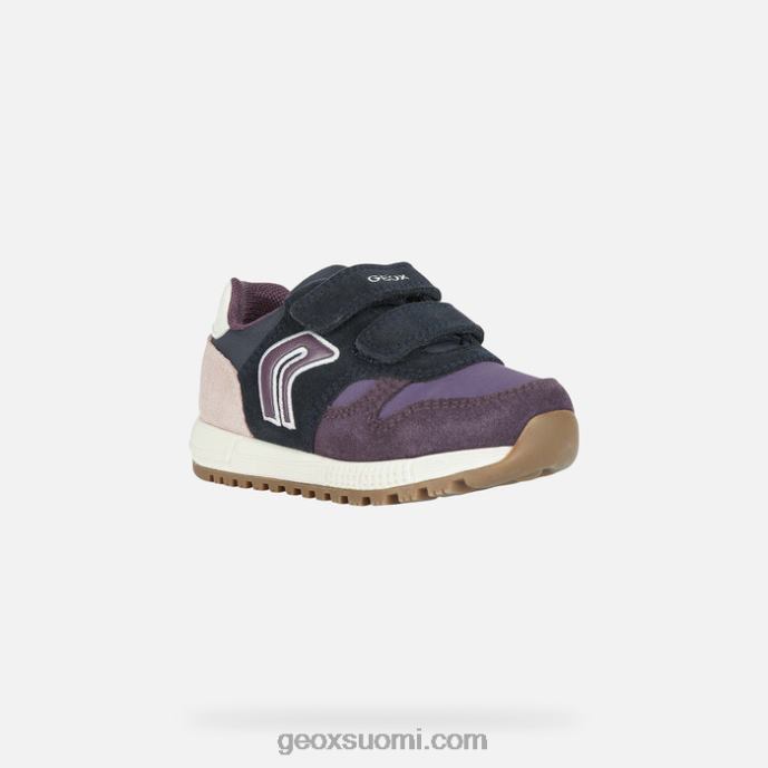 tumma violetti/laivasto 42HD21541 Geox alben taapero