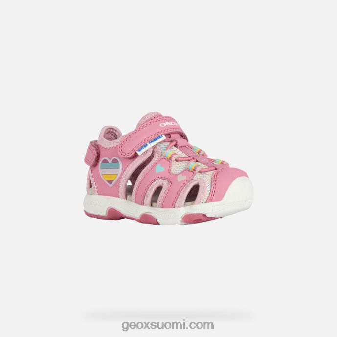 fuksia/moniväri 42HD21470 Geox sandaali multy taapero