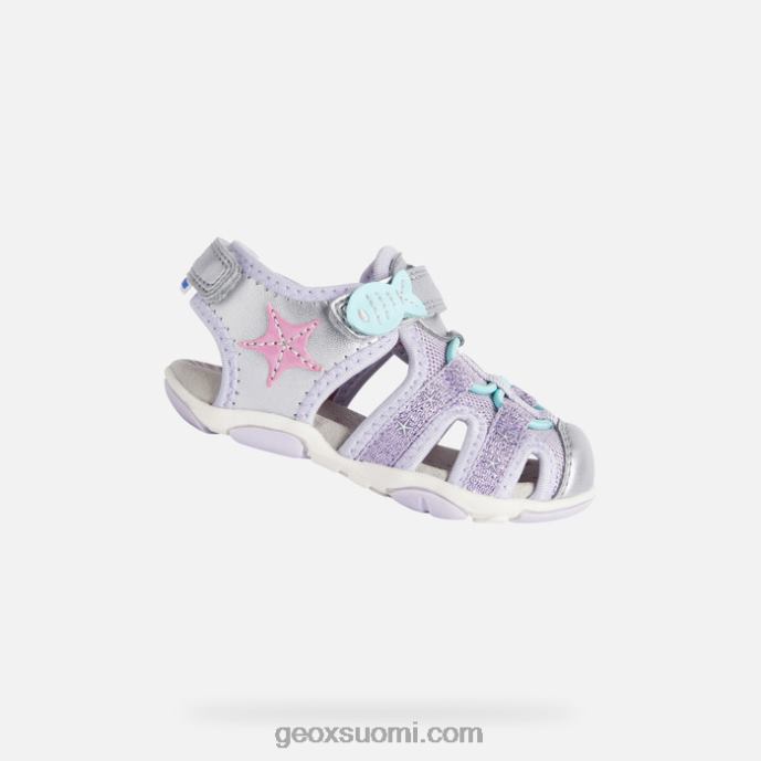 hopea/lila 42HD21595 Geox sandaali agasim taapero