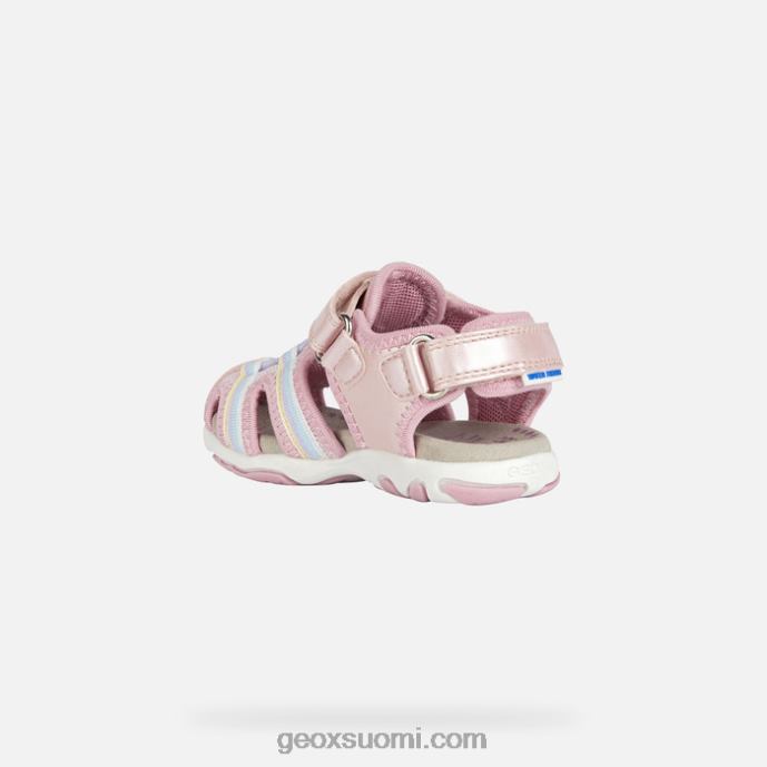 vaalea pinkki 42HD21441 Geox sandaaliflaffee taapero