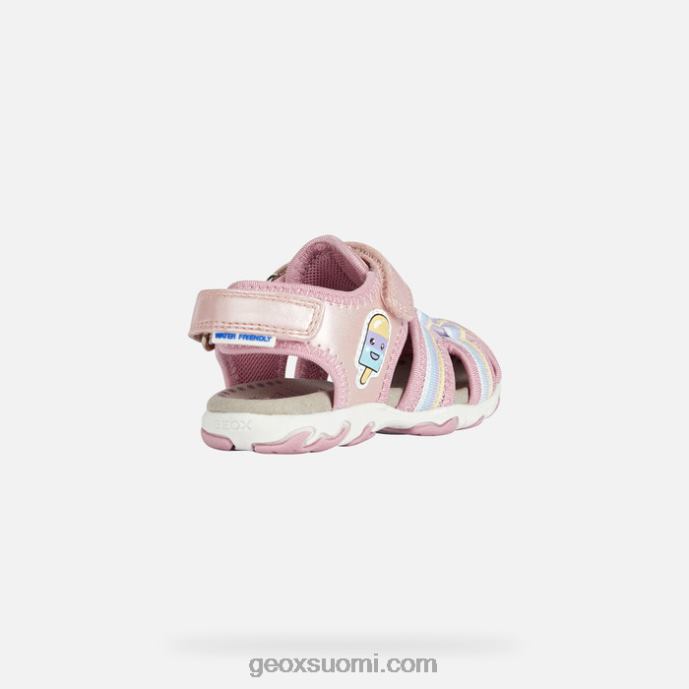 vaalea pinkki 42HD21441 Geox sandaaliflaffee taapero